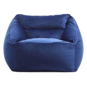 BeanBags Bean Bag Bazaar Panelled Classic Bean Bag Chair, Indoor Outdoor Water Resistant BeanBags for Home Garden Living Room (Color : Brown, Size : One Size)