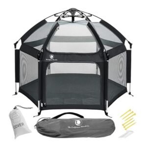 POP 'N GO Baby Playpen - Portable, Pack & Carry Play Yard for Baby and Kids - California Beach Co ﻿﻿Toddler Playpen