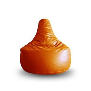 Bean Bag Chair Home Decor Soft Comfy Seat Chair Sofa Bean Bag Gamer Chair Lounger(100x120 cm) for Play Rooms Dens (Color : Orange, Size : 100x120cm)