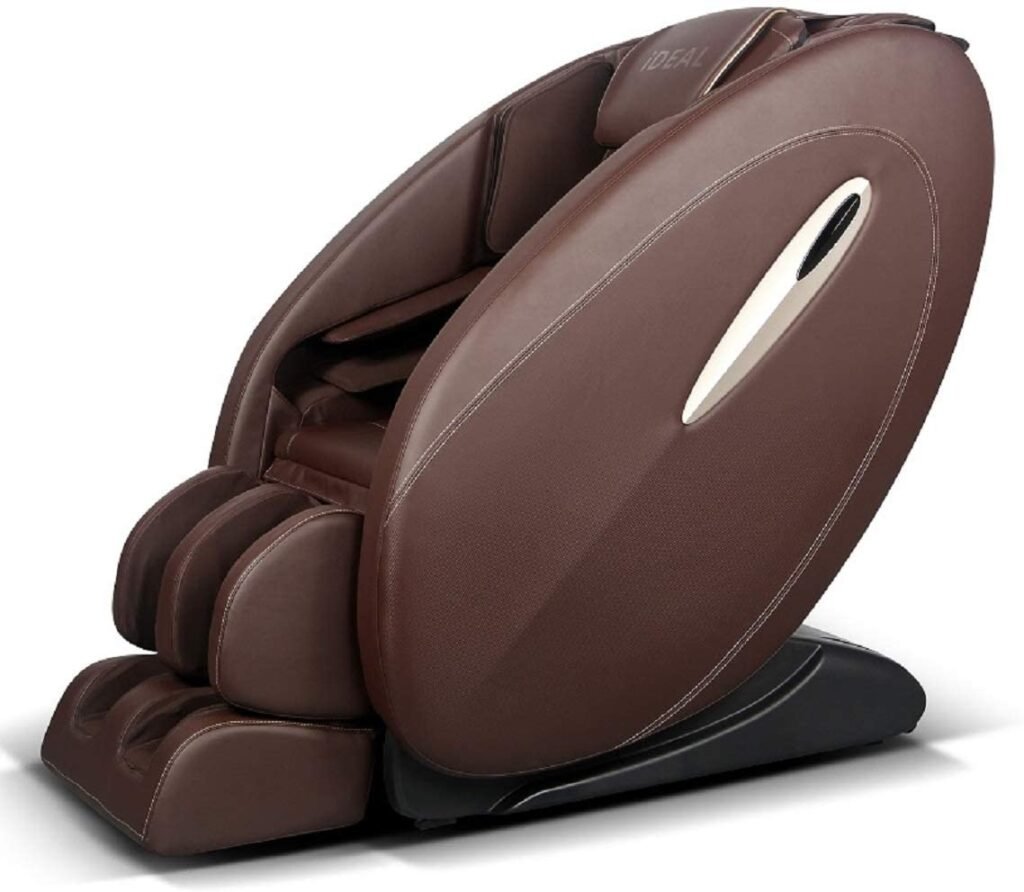 NEW 2017 BEST VALUED FOREVER REST FR-5Ks PREMIER BACK SAVER, SHIATSU, ZERO GRAVITY MASSAGE CHAIR WITH FOOT ROLLING AND BUILT IN HEAT, STRETCH MODE, Dark Brown