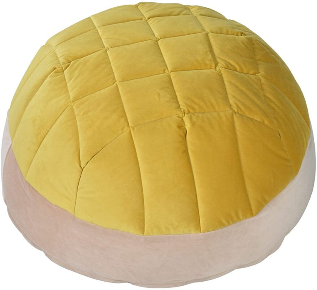 BeanBags Indoor Outdoor Water Resistant Bean Bags Bean Bag Bazaar Panelled Classic Bean Bag Chair for Home Garden Living Room (Color : Imperial Yellow, Size : One Size)