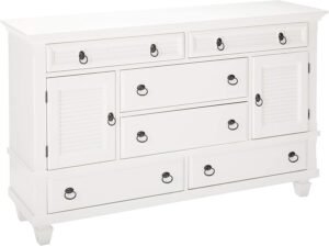 Alpine Furniture Winchester Dresser in White