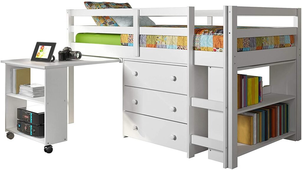 DONCO Kids Low Study Loft Bed Color N