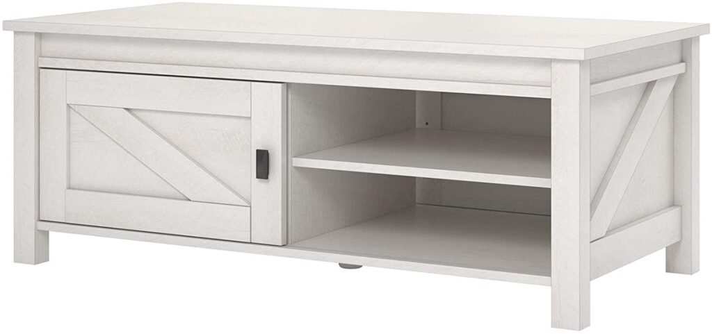 Ameriwood Home 5741341COM Farmington Coffee Table, Ivory Oak