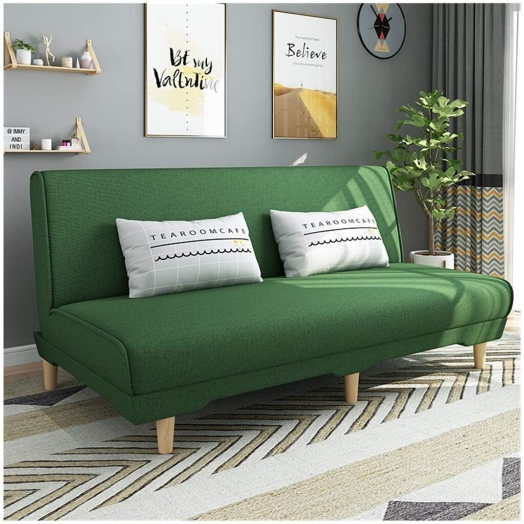 Futon Sofa Bed, Convertible Couch for Living Room, Dual-Purpose Foldable Sofa Bed, Convertible Futon Sofa Bed, Couch Beds for Living Room, Furniture for Apartment Essential (Size : 47in)
