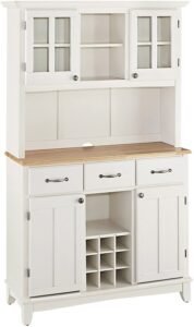 Homestyles Server sideboards-buffets-credenzas, Hutch, White