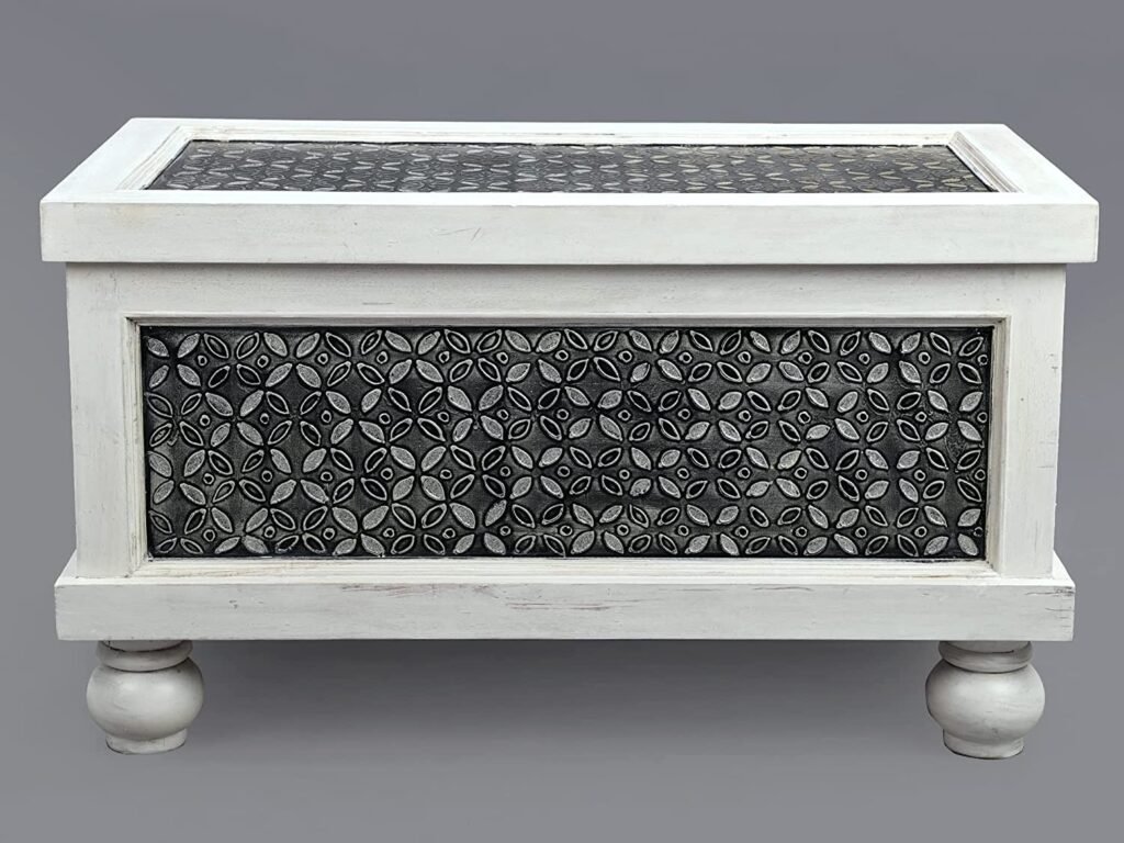 19" Wooden Storage Design Cabinet | Wooden Cabinet | Handmade Art - Wood