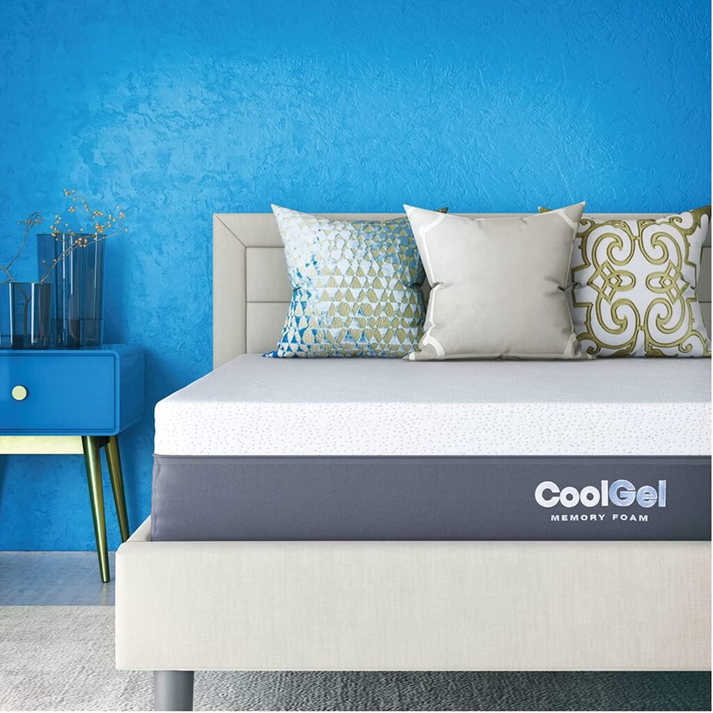 Classic Brands Cool Gel Ventilated Memory Foam 12-Inch Mattress | CertiPUR-US Certified | Bed-in-a-Box, California King