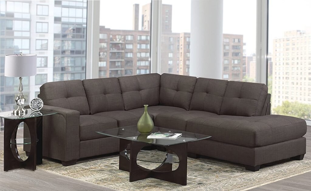 K LIVING 94110 Monaco Sectional Sofa
