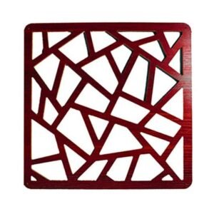 Lchen Hanging Room Divider, 0.2" T Wood Panel Screen for Decorating Beding, Dining, Study and Sitting-Room, Hotel, Bar and School(SJ,15.3"X15.3")