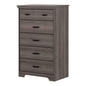 South Shore Furniture Vito 5-Drawer Chest, Soft Gray