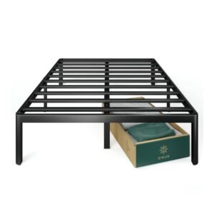 Zinus 16 Inch Metal Platform Bed Frame with Steel Slat Support / Mattress Foundation, Queen